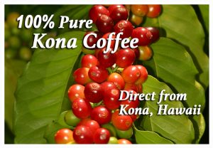 100% Pure Kona Coffee Beans - direct from Kona.